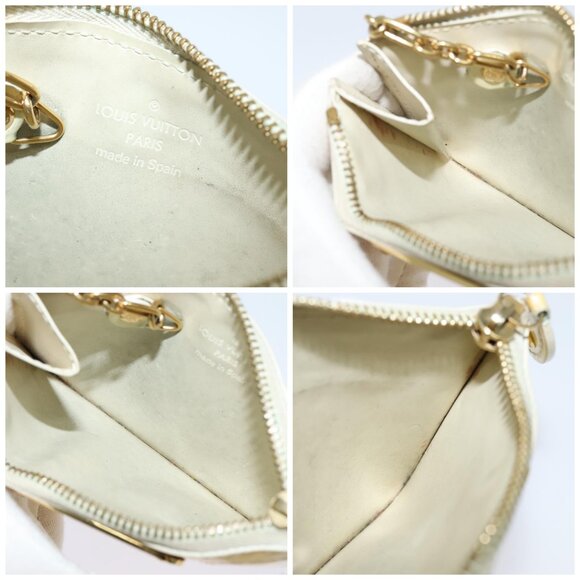 LOUIS VUITTON Vernis Pochette ClesNM Coin Purse Perle M93558 LV Auth 115954 - Picture 11 of 12